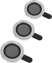 EXQUIMEUBLE Diamonds Lens Protectors for Camera Lens Cover Film Scratch-resistant Easy Installation