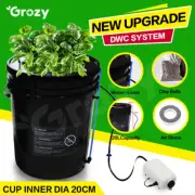 GROZY DWC SYSTEM 20L BUCKET DEEP WATER CULTURE FOR HYDROPONICS INDOOR GROW TENT