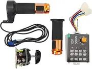 12V 500W Electric Controller, High Torsion Control Reverse Gear Switch Twist Throttle DC Motor Controller for Electric Motorcycle