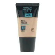 Maybelline Fit Me Matte Poreless Spf 22 115 Foundation 18ml For Women
