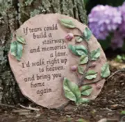 If tears could build memory garden stepping stone