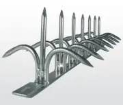 Shinobi Gaeshi H130 Security Fence Spikes Dual Claw Anti-Climb Made in Japan