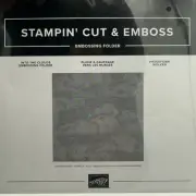 Stampin Up - Into the Clouds Embossing Folder - NEW