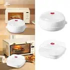 Microwave Steamer Vegetable Steamer Soup Bowl Food Storage Container for Rice