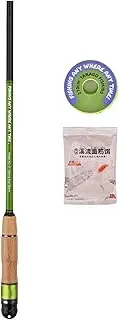 Portable Fishing Rod - Carbon Fiber Telescopic Casting Rod - Lightweight Fishing Stick for Trout Walleye, Tackle Gear for Beginner Angler