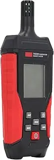 Temperature Humidity Meter, High Accuracy Handheld Thermometer Hygrometer, Dew Point Wet Bulb Measurement Thermohygrometer Supported Storage