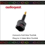 弘達影音多媒體 AUDIOQUEST TOSLINK MINI ADAPTOR 光纖方轉圓轉接頭