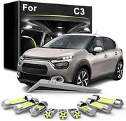 Car LED Interior Lights Bulb Kit, For C3 MK1 MK2 MK3 2002-2017 2018 2019 2020 2021 2022 Indoor Dome Trunk