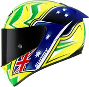 Suomy SR-GP Top Racer, full face helmet , color: Neon-Yellow/Green/Dark Blue/Red , size: S