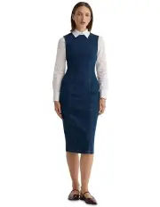 [Oxford] Gigi Denim Dress in Blue