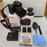 在飛比找蝦皮購物優惠-Canon佳能80D單眼相機-旅遊鏡組+保護鏡