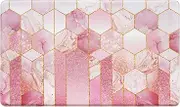 Likiyol Kitchen Mats for Floor Marble Kitchen Rugs Anti Fatigue Mats for Kitchen Floor, Pink Ombre Kitchen Rugs Non Slip Washable Comfort Standing Floor Mat for Home, Office, Sink, 18'' x 30''