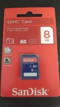 在飛比找Yahoo!奇摩拍賣優惠-終身保固 SanDisk SDHC Card 8G SD 8