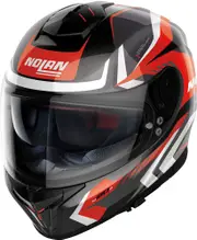 Nolan N80-8 Rumble N-Com, full face helmet , color: White/Red/Black , size: XL
