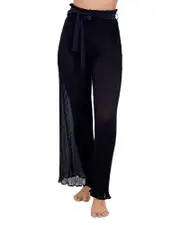 Profile by Gottex Tutti Frutti Pleated Sheer Cover-Up Pants
