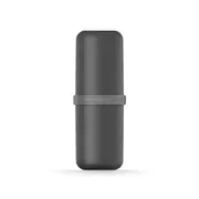 2Pcs Portable Toothbrush Wash Cup Toothpaste Boxes Handy Travel Toothbrush Toothpaste Organizer BLACK COLOR