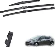 Car Window Front Rear Windscreen Windshield Wiper Blades Set Kit 26" 16" 12",For Peugeot 2008 A94 2013 2014 2015 2016 2017 2018