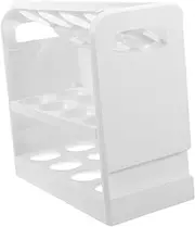 CAXUSD Storage Container Organizer Bin 3 Layer Fridge Organizer for Refrigerator Holder