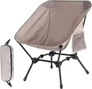 Folding Camping Chairs for Adults | Backpacking Seat for Lawn | Portable Breathable Camping Stools, Leisure Seats for Picnic Fishing Beach