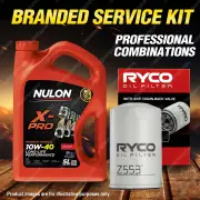 Ryco Oil Filter Nulon 5L XPR10W40 Engine Oil Kit for Audi A3 8L A4 B5 6 B7 S3 8L