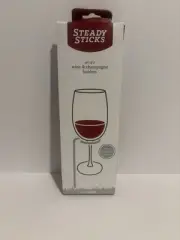 Steady Sticks Wine Glass Holders Set Of 2 For Picnic Lawn Yard Grass Drink Hold