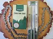 New 16" SOLID Carbide Tipped Chainsaw Chain 3/8"x.050x60 drive link 2-pack files