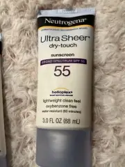 Neutrogena Ultra Sheer Dry-Touch Sunscreen Lotion SPF 55 - 3oz exp 2024