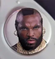 1.25-in Mr T Pin Badge Button