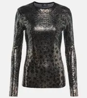 [Etro] Etro Paisley jersey top AU 16 multicoloured