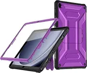 Samsung Galaxy Tab A9+ Plus Case 11 inch 2023, TrendGate Lightweight Shockproof Armor Series Full Cover Built-in Screen Protector with Stand for Galaxy Tab A9+ 11'' (SM-X210/X216/X218) - Purple