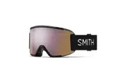 Smith Squad S Goggle in Black ChromaPop Everyday Rose Gold Mirror