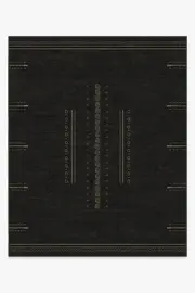 245' x 305' | Machine Washable Runner Rug | Kid & Pet Friendly | Indoor Rug | Milos Black Rug | Ruggable