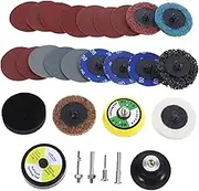 SOESFOUFU Complete Sanding Tool Set 300 Pads Rotary Tool Accessory Orbital Sander Pads 2'' Sandpaper Assortment