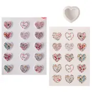 Heart Clay Cutter Floral Clay Transfer Paper Set for Jewelry Making DIY