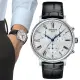 【TISSOT 天梭 官方授權】CARSON系列 紳士計時腕錶 / 41mm 母親節 禮物(T1224171603300)