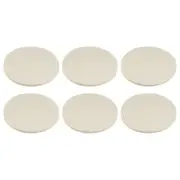 6pcs Wool Felt Polishing Pads 5 Inch Buffing Wheel Polish Pad Flocking Back