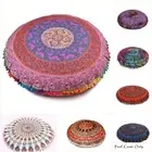 New Mandala Round Pillow Case Geomatric Mediation Floor Cushion Cover Home Decor