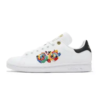 【adidas 愛迪達】X Rich Mnisi 休閒鞋 Stan Smith W 女鞋 白 金 皮革 史密斯 愛迪達(GW0567)