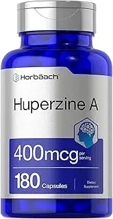 Huperzine A 400mcg | 180 Capsules | Non-GMO, Gluten Free Supplement | by Horbaach
