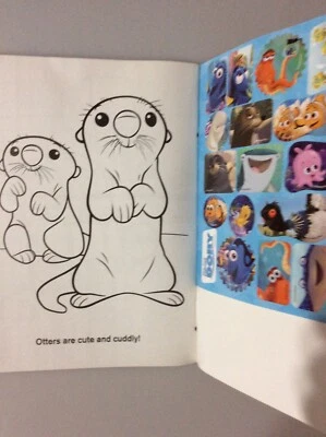Finding Dory Coloring Book With Stickers