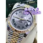 ROLEX 勞力士 126333 半金 綠羅馬 DATEJUST 18K金 費德勒 溫布頓 珠帶 126331