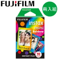 在飛比找momo購物網優惠-【FUJIFILM 富士】instax mini 彩虹底片(