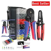 Innovative Hexagonal Crimper with Wire Stripper - Perfect for DIY & Pro Use