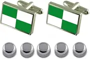 [Select Gifts] Shirt Dress Studs Ocana City Colombia Flag Cufflinks