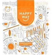 Happy Way Whey Protein Powder Chocolate 2kg