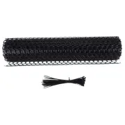 1X(Plastic Chicken Wire Fence Mesh,Fencing Wire for Gardening, Poultry3138