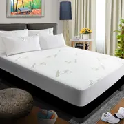 [Royal Sleep] King Size Bamboo Mattress Bed Protector Waterproof