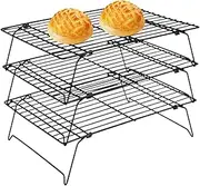 Bread Cooling Rack,Pizza Drying Tray | Stackable Cooling Racks for Cooking and Baking, for Kitchen Home Commercial Use