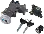 CACNPDPHZH Motorcycle Scooter Ignition Switch Lock Seat Trunk Lock Set Fit for Haojue VR 150 150cc VR150 HJ150T-19 aftermarket Parts(Carburetor Type)
