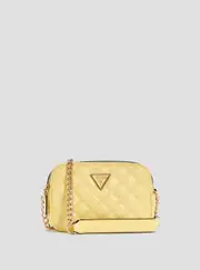 GUESS Women's Yellow Giully Camera Bag
